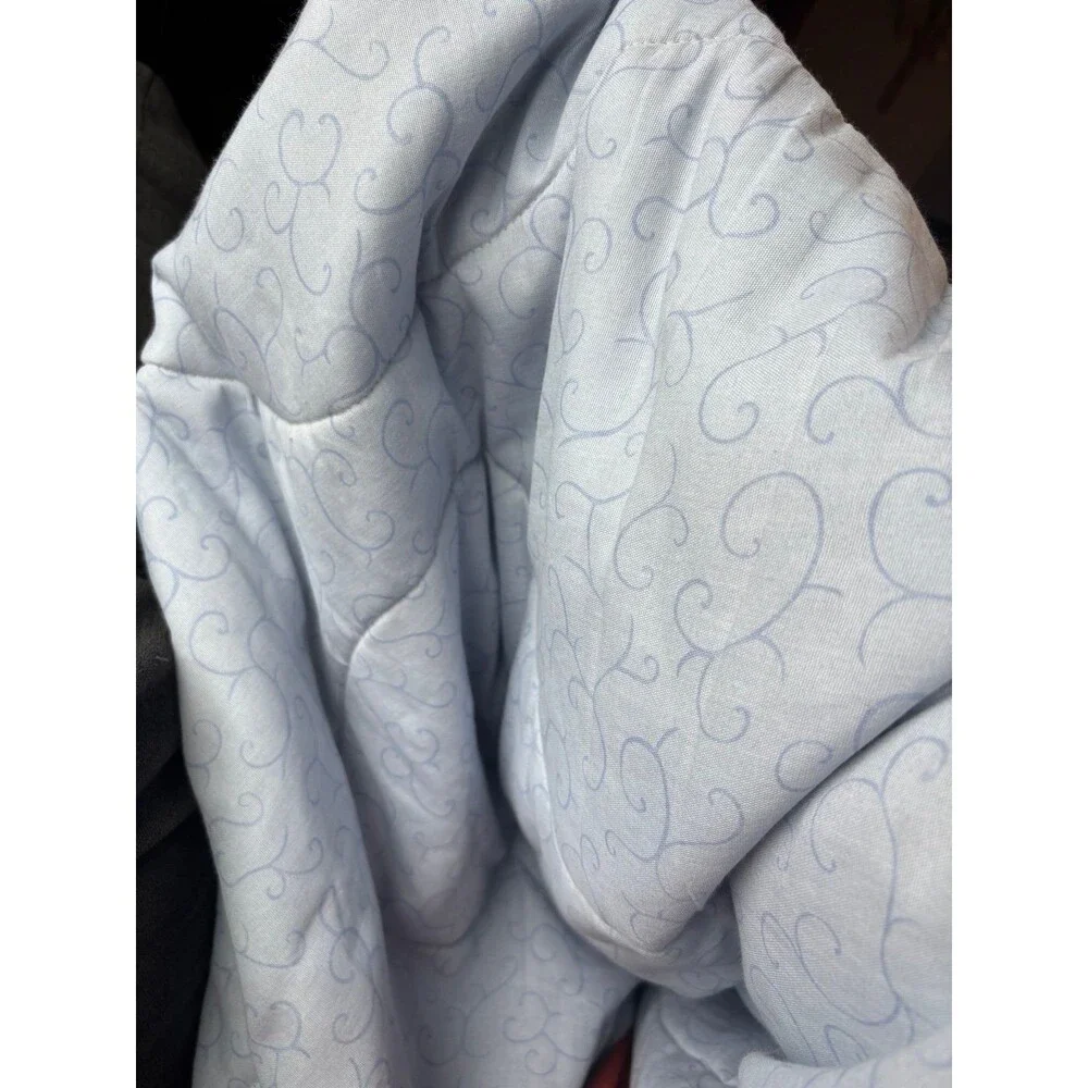 dan river comforter rare cottagecore gardening floral bird queen blanket vintage